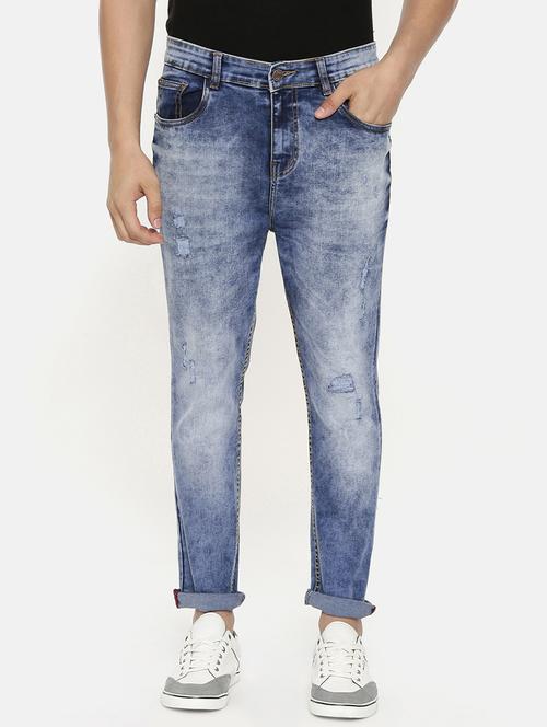 blue heavy washed jeans - 16734704 - Standard Image - 1