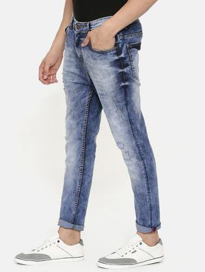 blue heavy washed jeans - 16734704 - Standard Image - 2