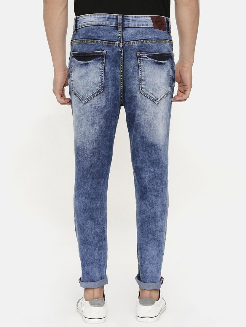 blue heavy washed jeans - 16734704 - Zoom Image - 3