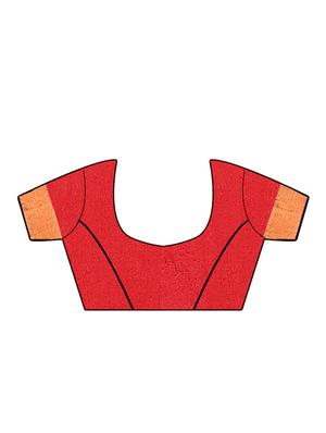 conversational woven saree with blouse - 16735186 - Standard Image - 4