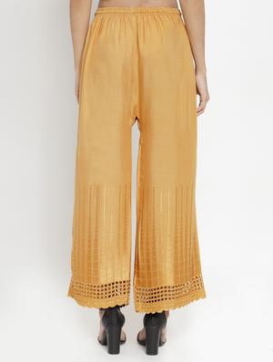 high rise laced hem palazzo - 16735563 - Standard Image - 3