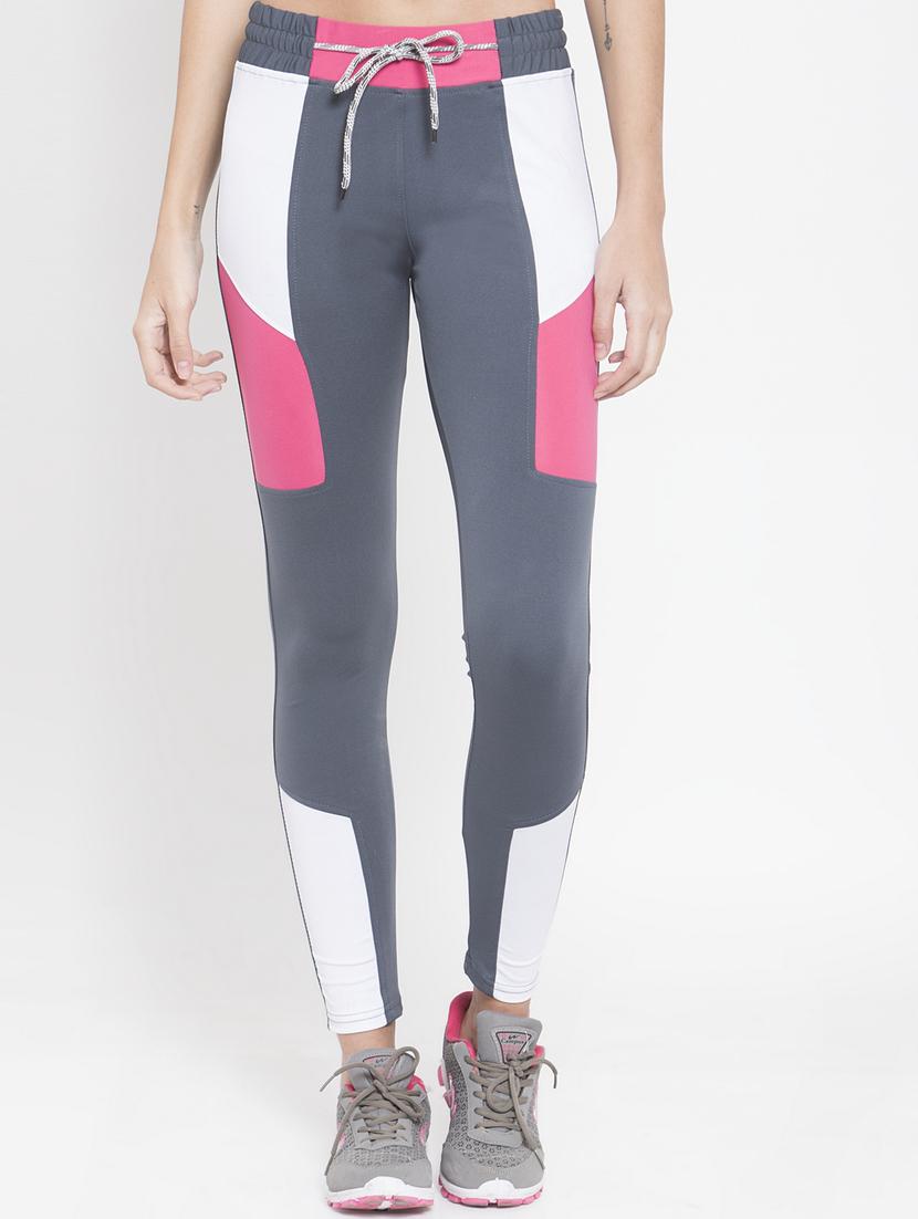 color block high rise track pant - 16735649 - Zoom Image - 1