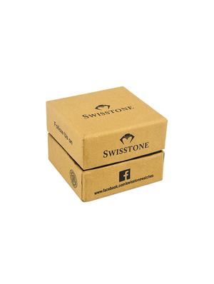 swisstone sw-l255-blk black leather strap analog wrist watch for women - 16736174 - Standard Image - 4