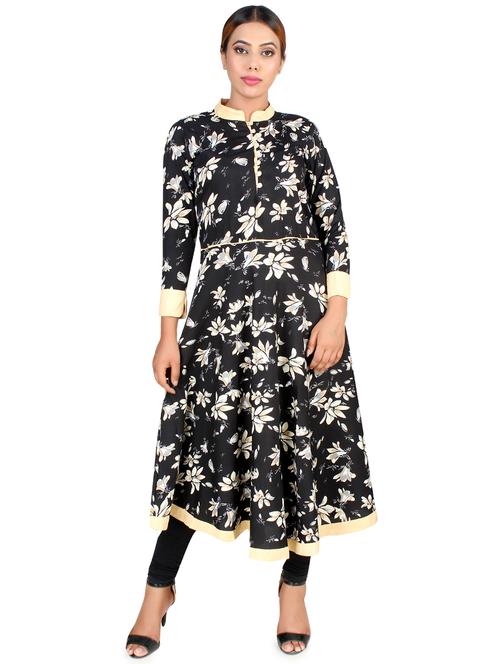 floral flared kurta - 16736293 - Standard Image - 1