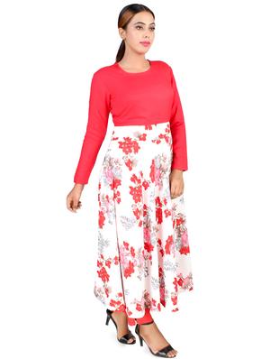 floral flared kurta - 16736294 - Standard Image - 2
