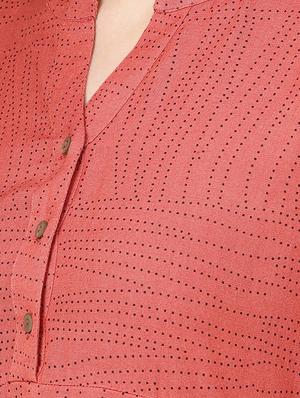 printed a-line kurta - 16736704 - Standard Image - 5