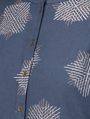 block printed a-line kurta - 16736706 - Standard Image - 5