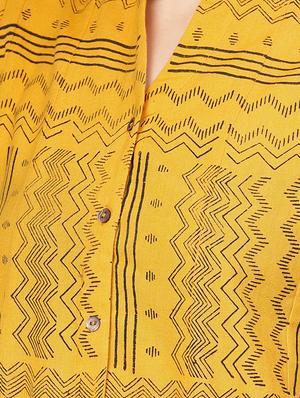 printed a-line kurta - 16736709 - Standard Image - 5