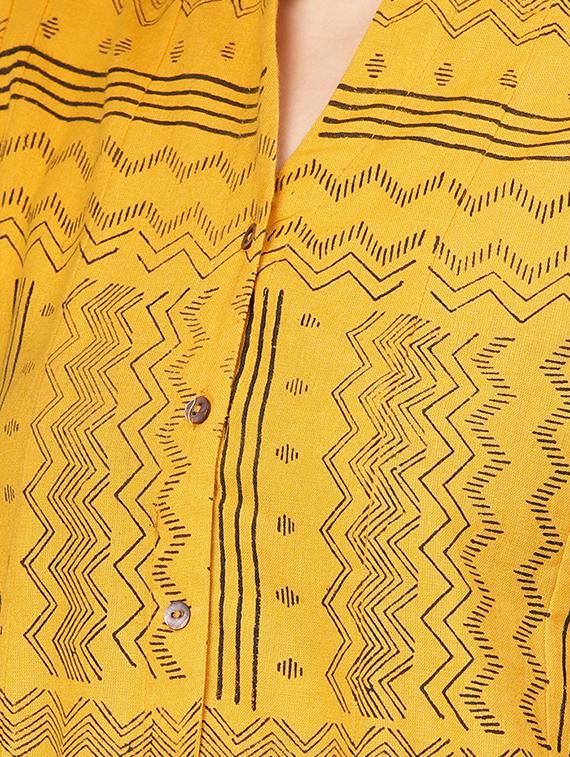 printed a-line kurta - 16736709 - Zoom Image - 5