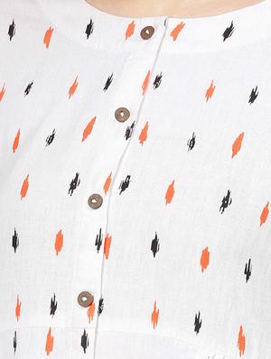printed a-line kurta - 16736716 - Standard Image - 5