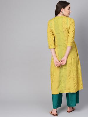 kali printed anarkali kurta - 16736723 - Standard Image - 3