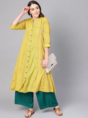 kali printed anarkali kurta - 16736723 - Standard Image - 4