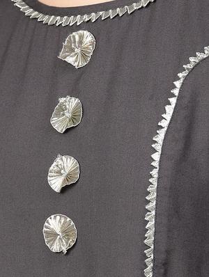 gota work a-line kurta - 16736741 - Standard Image - 5