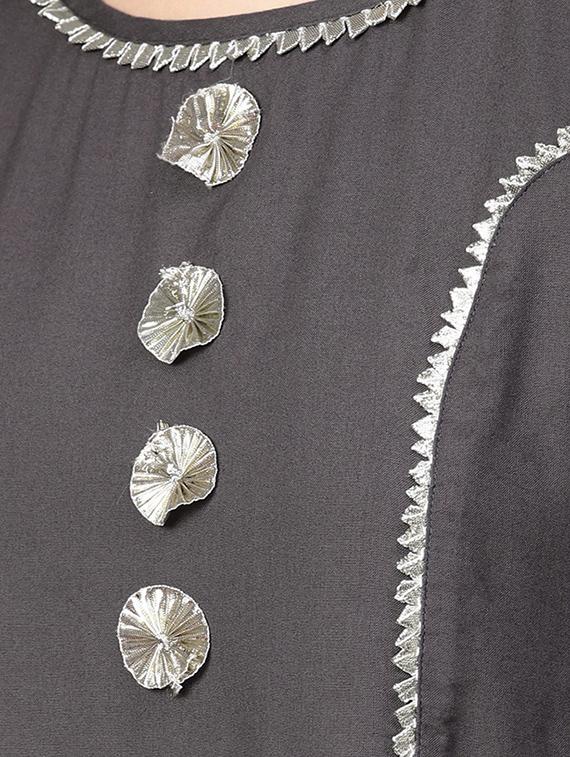 gota work a-line kurta - 16736741 - Zoom Image - 5