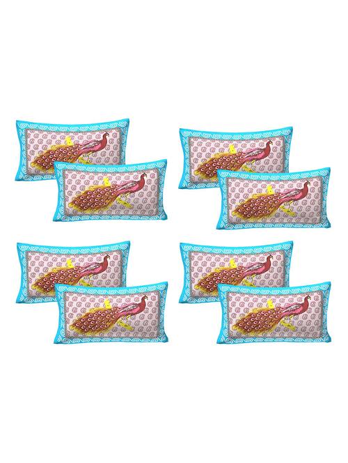 cotton multicolor pillow covers 4 sets (8 pieces) - 16736801 - Standard Image - 1