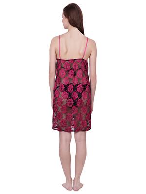 cami neck floral laced babydoll - 16736933 - Standard Image - 3