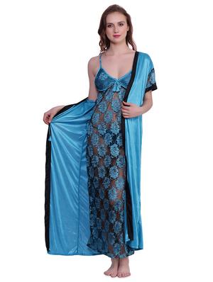 laced babydoll with robe set - 16736938 - Standard Image - 2