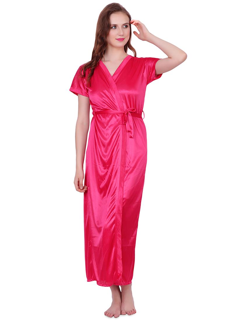 laced babydoll with robe set - 16736940 - Zoom Image - 1