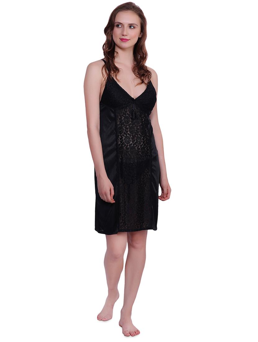 cami neck laced babydoll - 16736941 - Zoom Image - 1