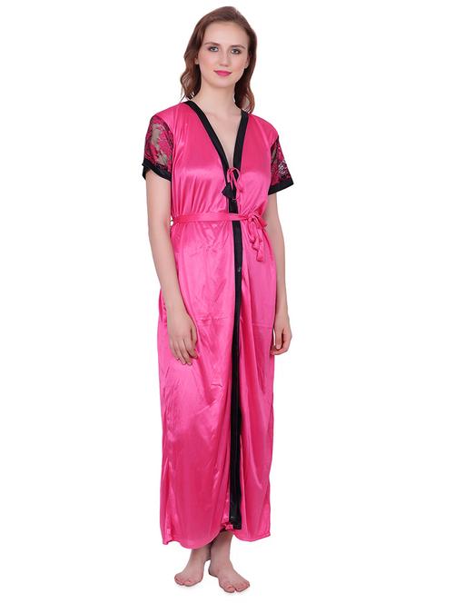 contrast bind robe - 16736950 - Standard Image - 1