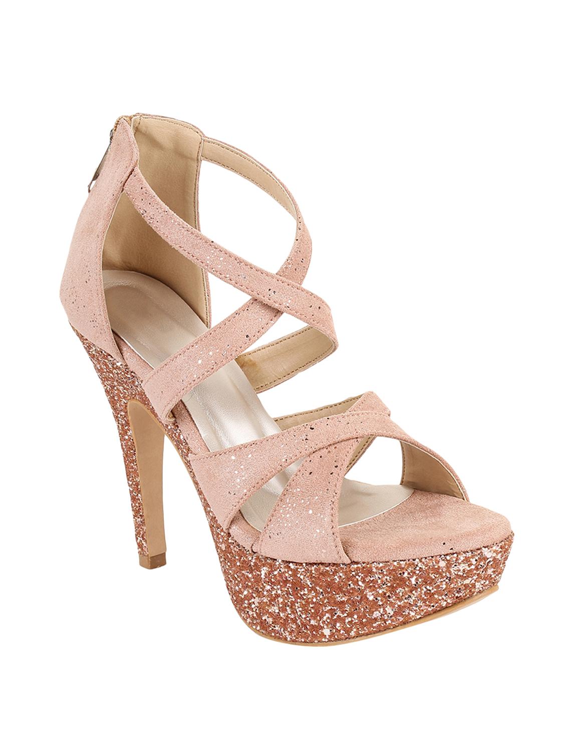 pink leatherette closed back sandals - 16737025 - Zoom Image - 1