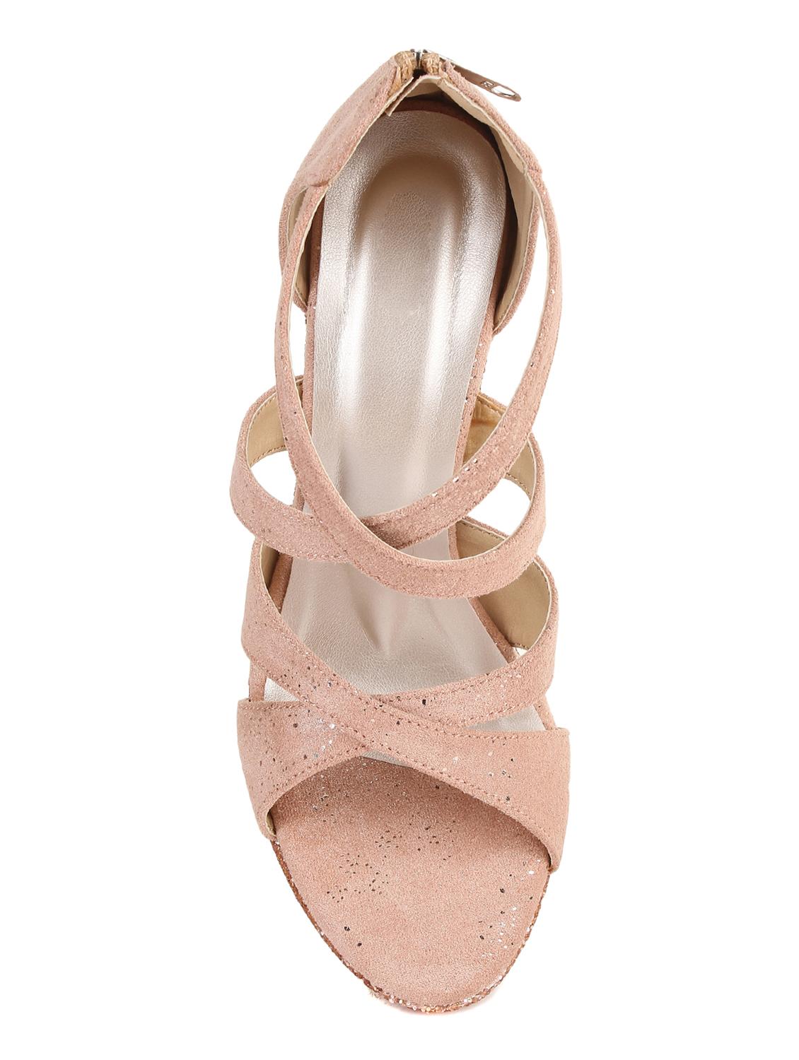 pink leatherette closed back sandals - 16737025 - Zoom Image - 3