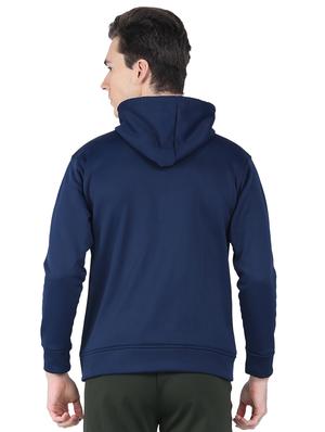 navy blue solid sweatshirt - 16737110 - Standard Image - 3