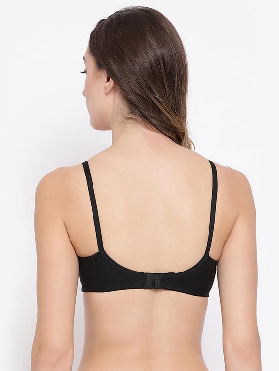 bow patch solid bra - 16737119 - Zoom Image - 2