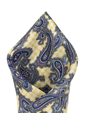 blue silk pocketsquare - 16737226 - Standard Image - 2