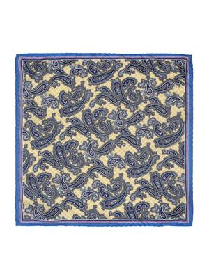blue silk pocketsquare - 16737226 - Standard Image - 4