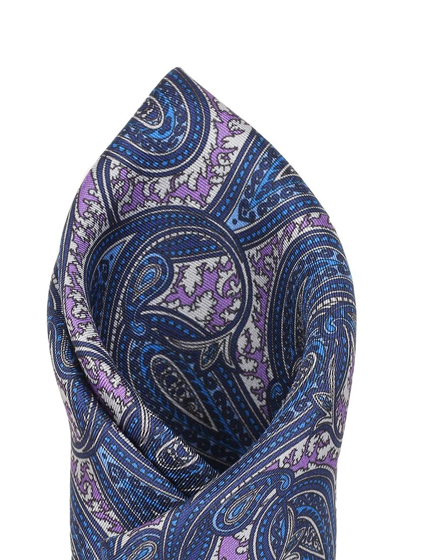 blue silk pocketsquare - 16737229 - Zoom Image - 2
