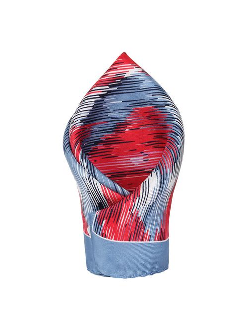 multi colored silk pocketsquare - 16737241 - Standard Image - 1