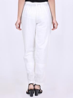 mid rise pocket detail flat front trouser - 16737254 - Standard Image - 3