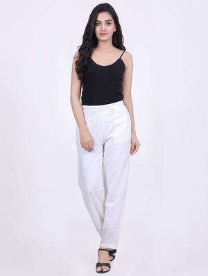 mid rise pocket detail flat front trouser - 16737254 - Standard Image - 4