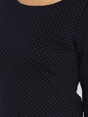 cutout back pin dots sheath dress - 16737286 - Standard Image - 5
