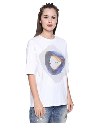 crew neck graphic print tee - 16737484 - Standard Image - 2
