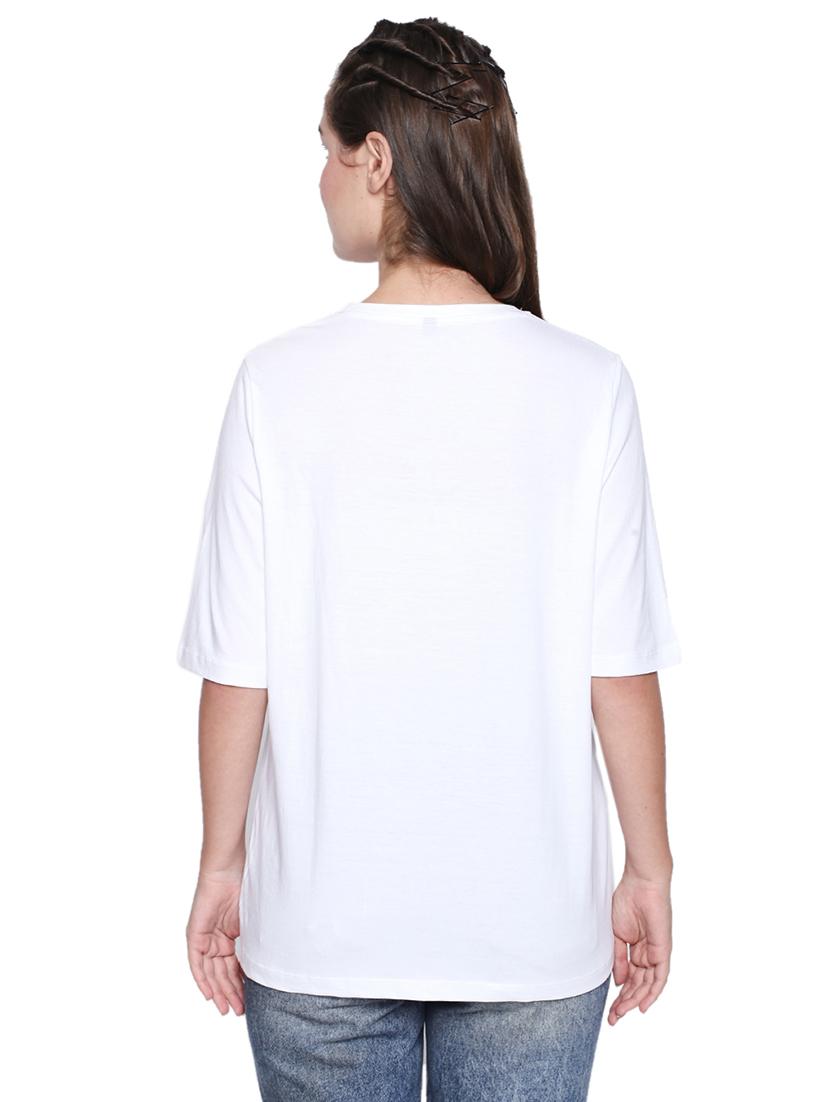 crew neck graphic print tee - 16737484 - Zoom Image - 3