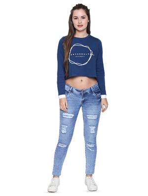 round neck quirky print boxy tee - 16737495 - Standard Image - 4