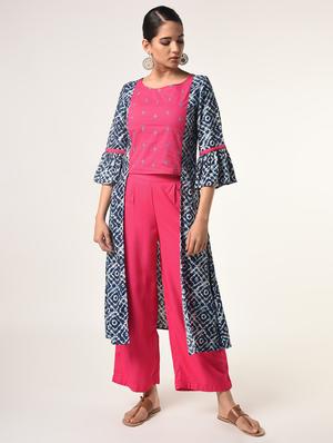 embroidered layered top pants set - 16737558 - Standard Image - 2