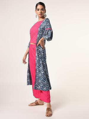 embroidered layered top pants set - 16737558 - Standard Image - 3