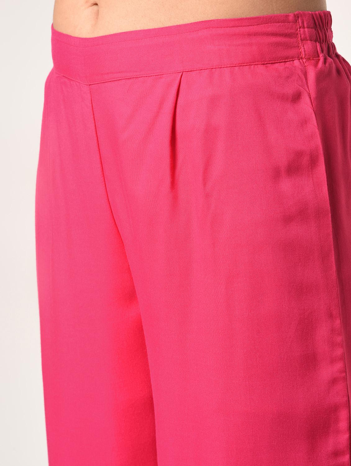 embroidered layered top pants set - 16737558 - Zoom Image - 7