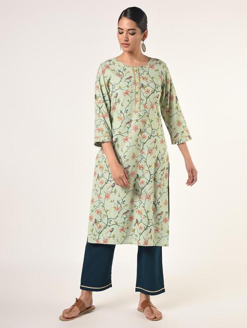 floral kurta pant set - 16737559 - Standard Image - 1