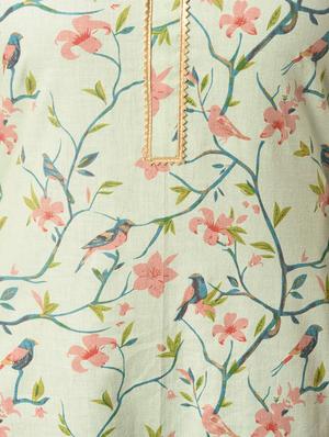 floral kurta pant set - 16737559 - Standard Image - 5