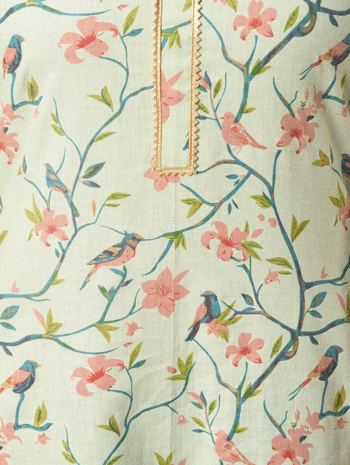 floral kurta pant set - 16737559 - Zoom Image - 5