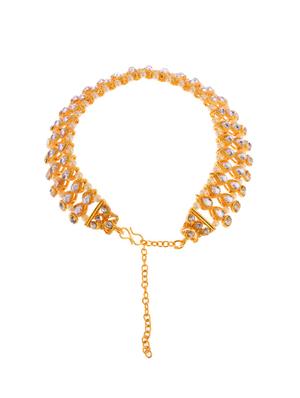 white metal gold tone and payal - 16737562 - Standard Image - 3