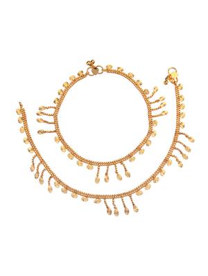 gold metal payal - 16737577 - Standard Image - 2