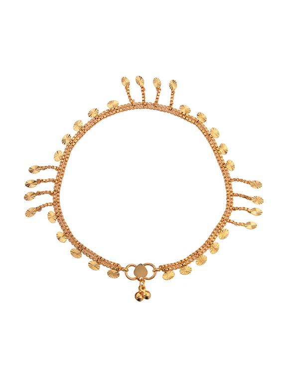 gold metal payal - 16737577 - Zoom Image - 3