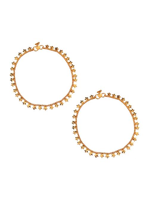 gold metal payal - 16737579 - Standard Image - 1