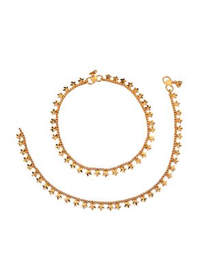 gold metal payal - 16737579 - Standard Image - 2