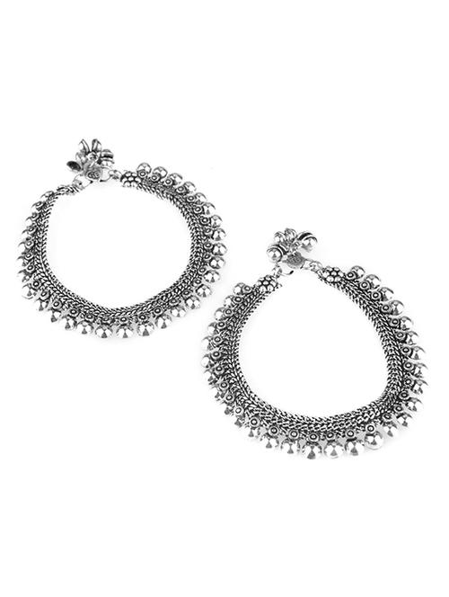 silver metal payal - 16737581 - Very Small Image - 1